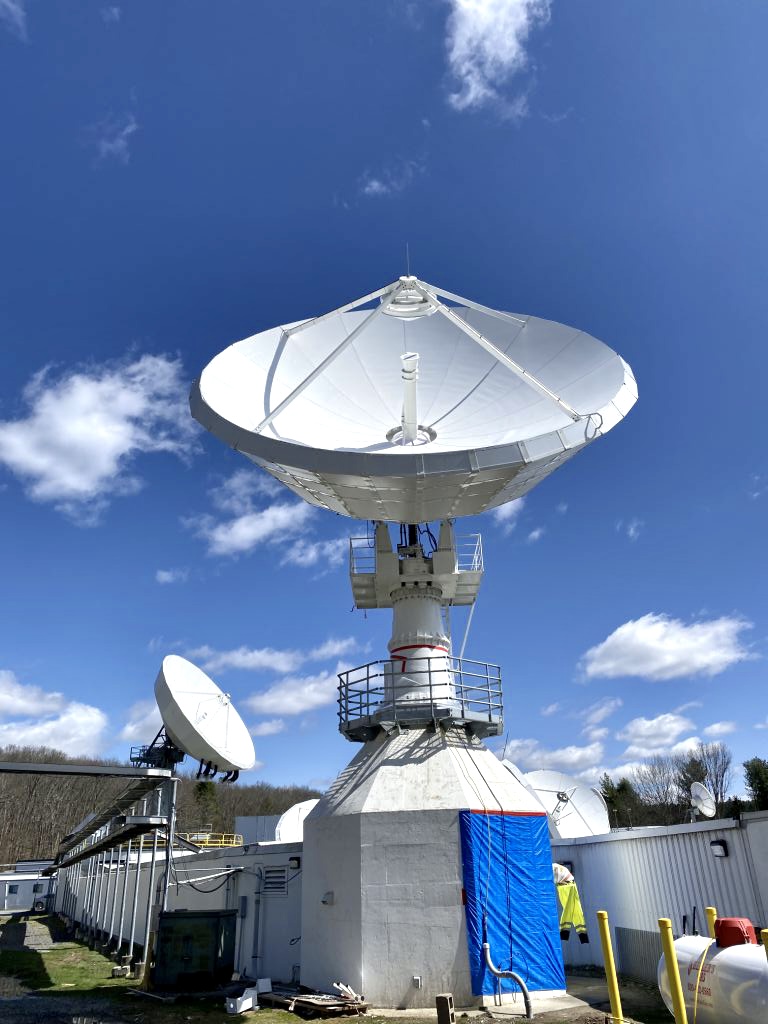 Ku band antenna installation in the United States