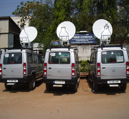Mobile VSAT vehicles